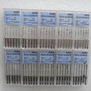 Mũi khoan đặt chốt Pesso Mani hộp 6 cây