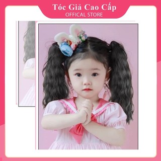 Tóc giả em bé cột xù mì 35cm