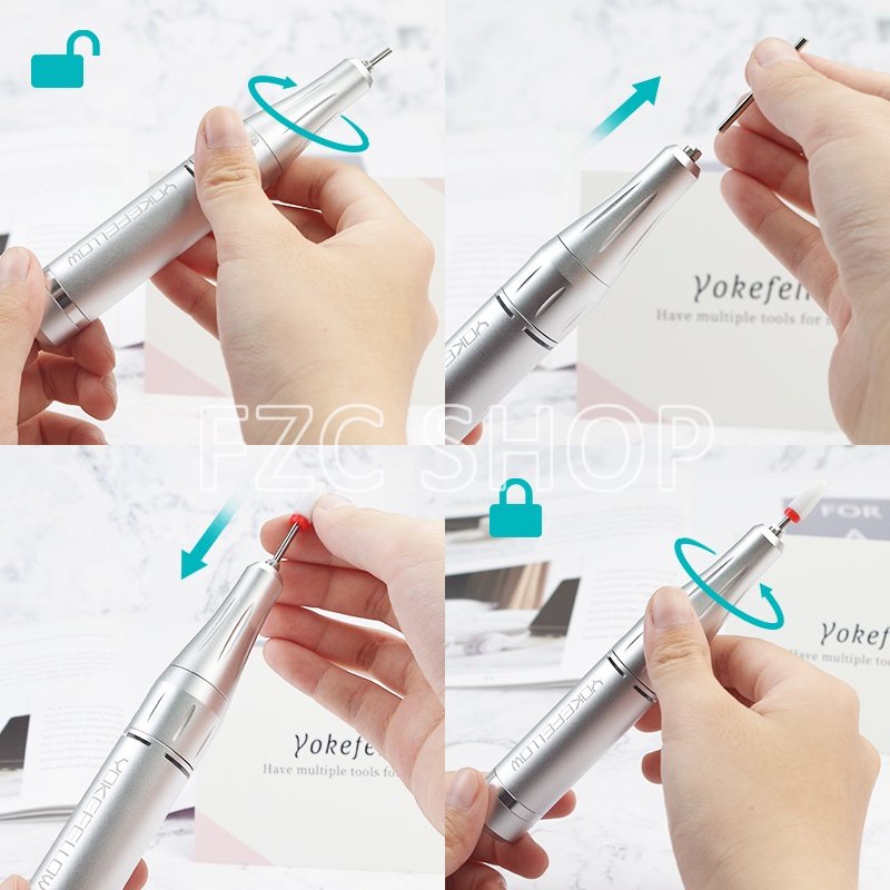 Máy Mài Móng Tay 35000Rpm Cổng USB Chuyên Dụng Cho Salon