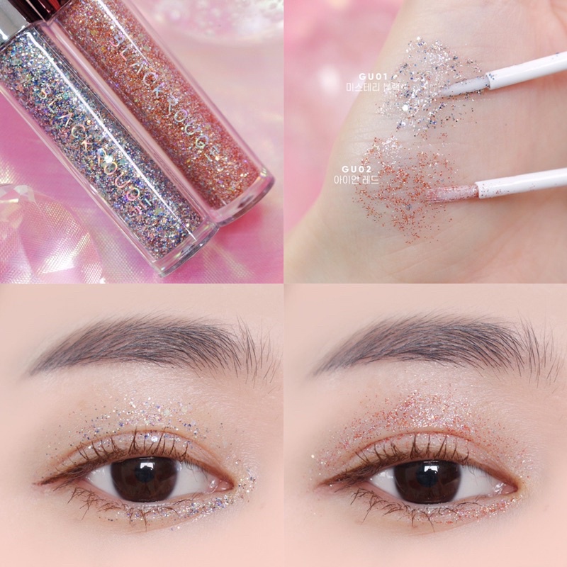 Gel nhũ mắt Black Rouge Pearlvely i Glitter siêu lấp lánh