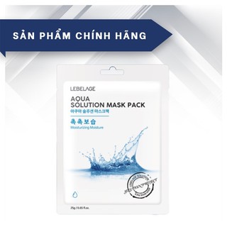 Mặt Nạ Lebelage Aqua Solution Mask Pack Moisturizing Moisture Cấp Nước 25g
