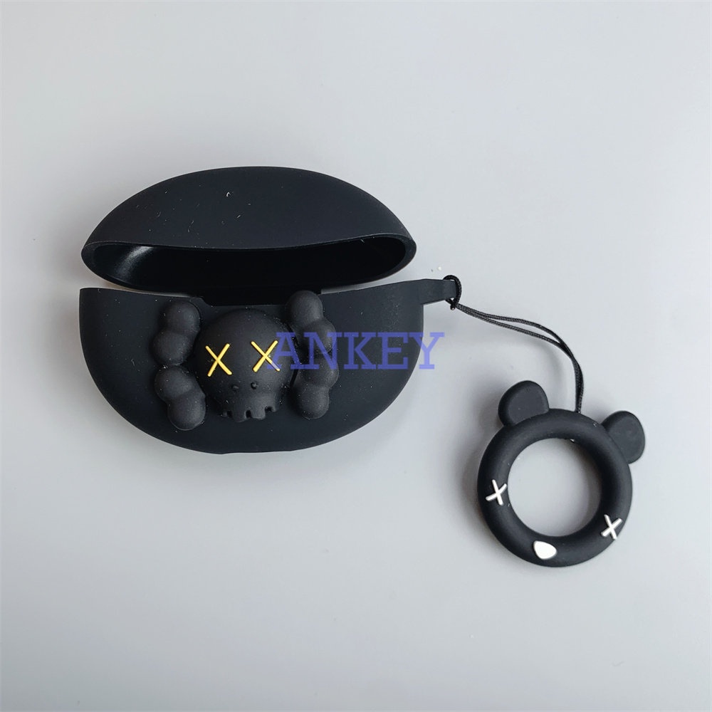 For Soundpeats Engine 4 Cover Kaws Engine4 Lovely Earphone Silicone Case Earbuds Waterproof Shockproof Soft Protective Headphone Cover Headset Skin Doll