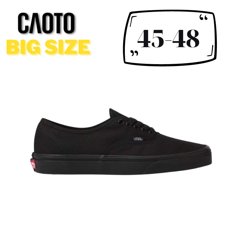 Trượt Ván Nam Màu Đen Big Size - Giày Sneaker Nam Big Size 45 46 47 48