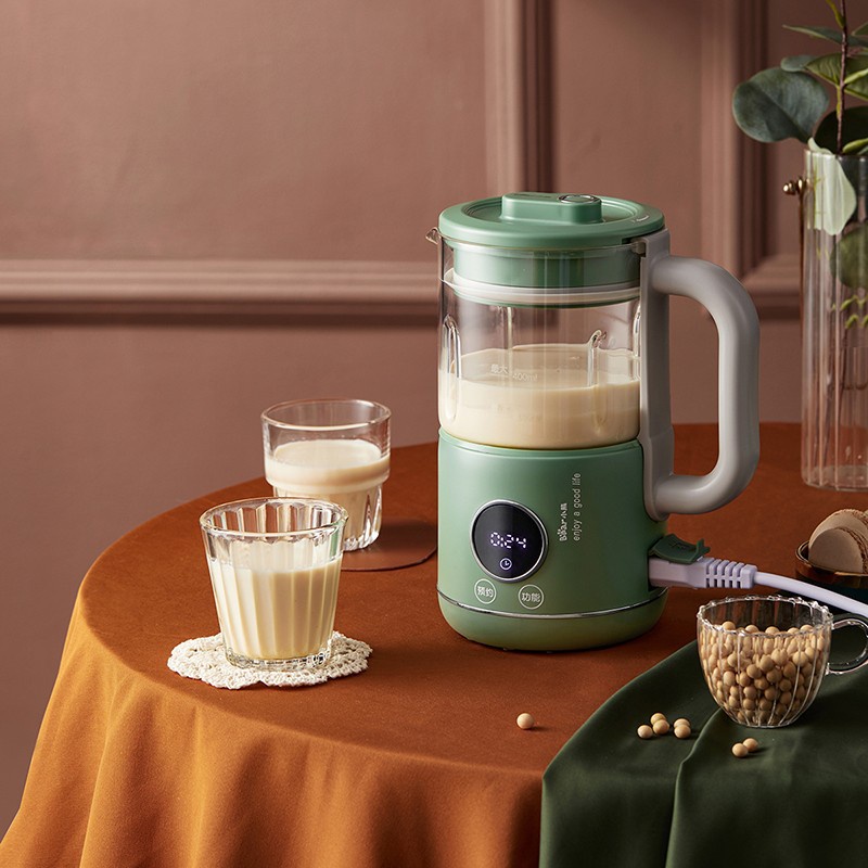 Máy làm sữa hạt Bear PBJ-B05G1, dung tích 0.4 L, 2 trong 1, xay sinh tố, máy vừa xay vừa làm sữa đậu nành, hẹn giờ