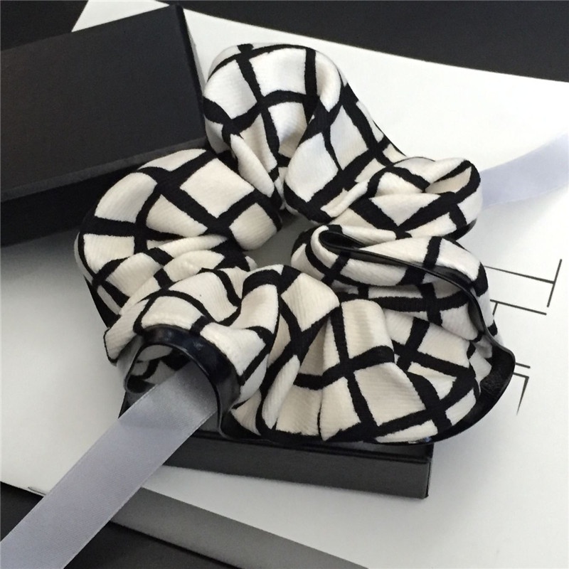 Dây Cột Tóc Họa Tiết Caro Đơn Giản Thời Trang Cho Nữ