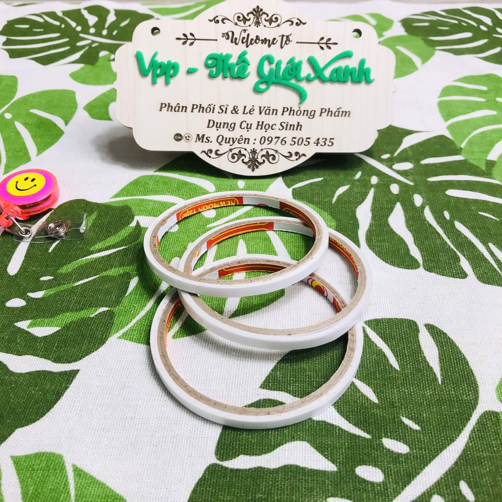 COMBO 50 CuỘN BĂNG KEO 2 MẶT 5 LY