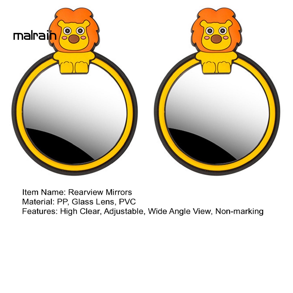 Bộ 2 Gương Chiếu Hậu Xoay 360 Độ Điều Chỉnh Được Chuyên Dụng Cho Xe Hơi