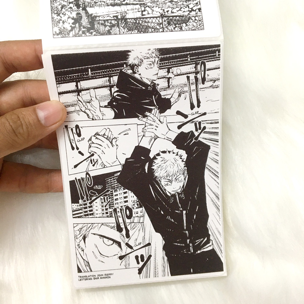 Giấy dán tường anime manga Jujutsu Kaisen Chú thuật hồi chiến Poster One Piece, tranh dán tường decor phòng cực đẹp