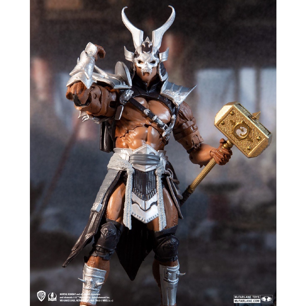 MÔ HÌNH MCFARLANE MK11 SHAO KAHN SILVER