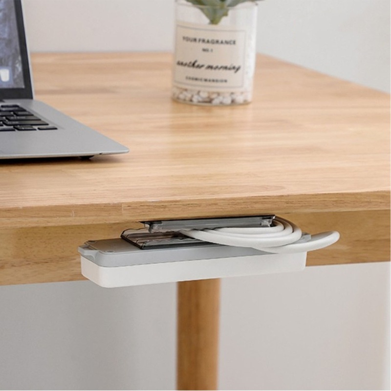 Giá Đỡ Cố Định Ổ Cắm Điện Gắn Tường Siêu Dính Tháo Rời Được Tiện Lợi