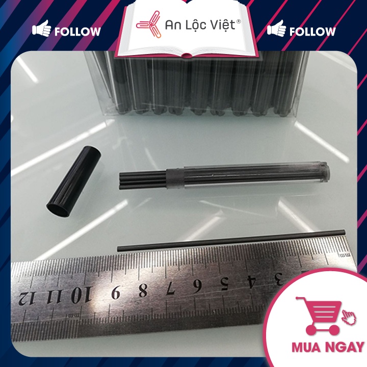 Combo 5 vỉ Ruột chì bấm 2.0mm dùng cho bút chì bấm