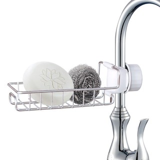 Khay inox gắn vòi rửa chén