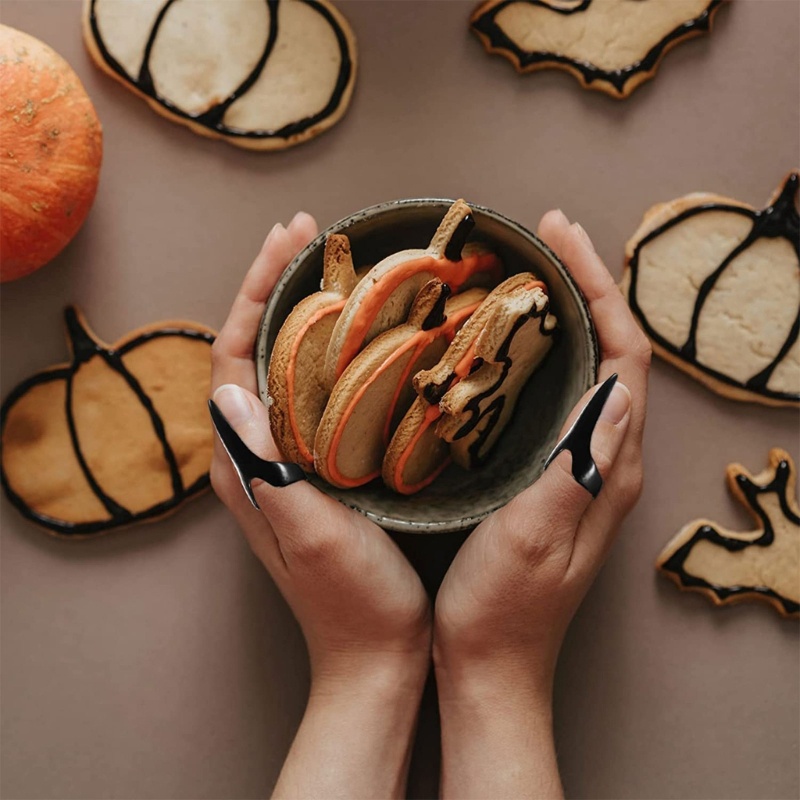 Set 10 Nhẫn Đeo Ngón Tay Trang Trí Móng Nghệ Thuật Phong Cách Gothic Punk Cổ Điển Cho Nam