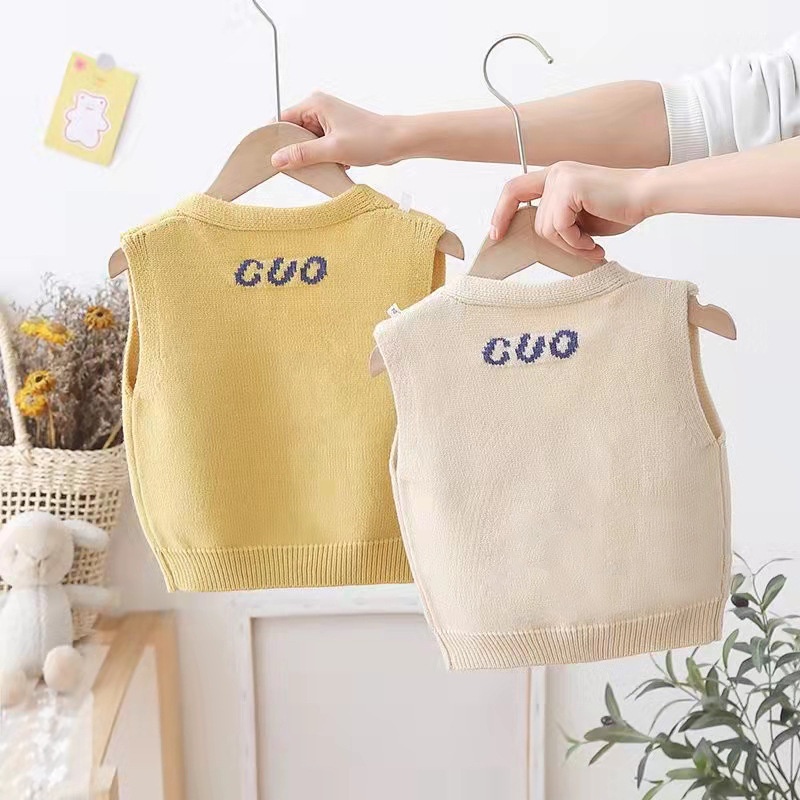 Áo Ghi Lê Dệt Kim Thời Trang Thu Đông Cho Bé 0-4 Tuổi