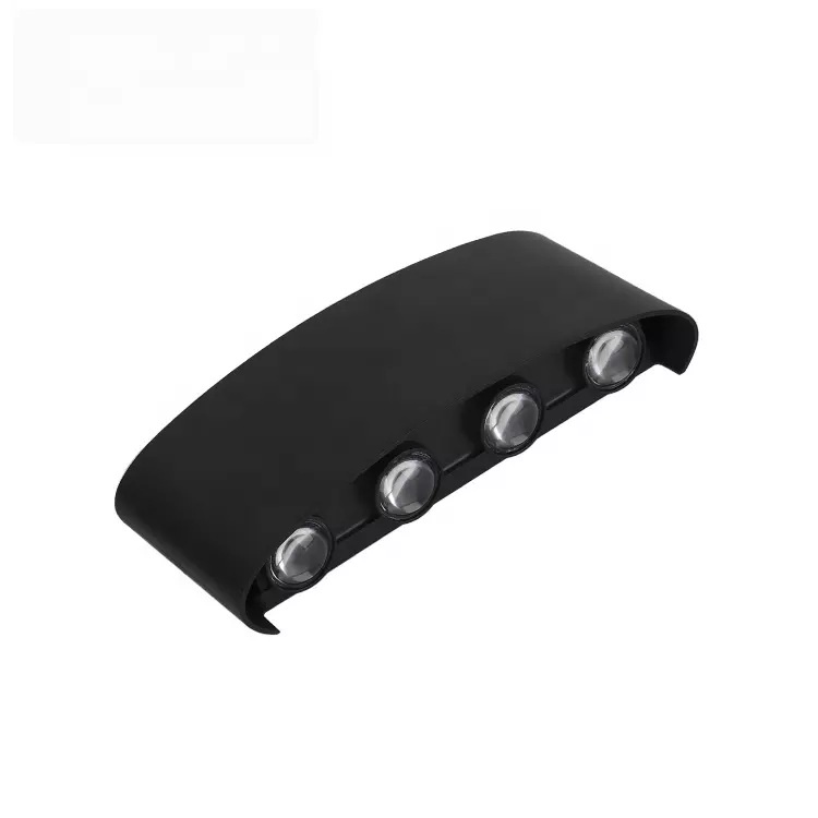 Đèn Hắt Tường, Đèn Cầu Thang Loại 8 Mắt Ánh Sáng Vàng Thiết Kế Kháng Nước Kháng Bụi IP 66 - Bảo Hành 12 Tháng