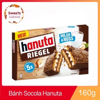 Bánh socola nhân hạt hanuta 160g