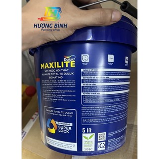 Sơn nội thất Maxilite siêu trắng - thùng 5L