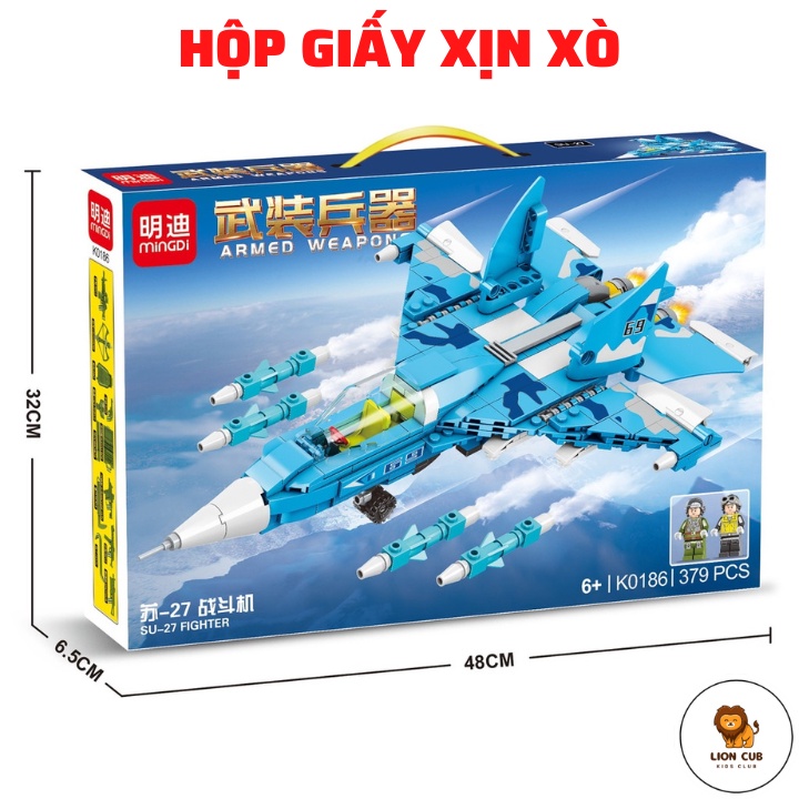 Lego máy bay chiến đấu trực thăng quân sự Mô hình máy bay lắp ráp siêu đẹp cho bé