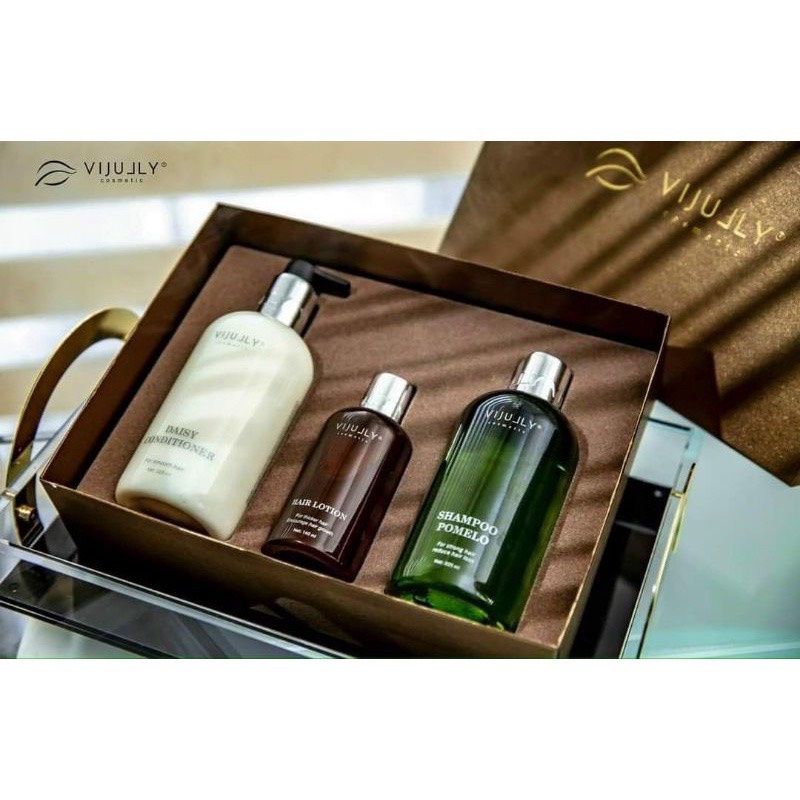 combo dầu gội xả xịt Vijuly mẫu mới