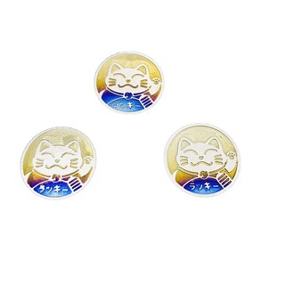 Tem titan logo mèo thần tài may mắn dán xe máy