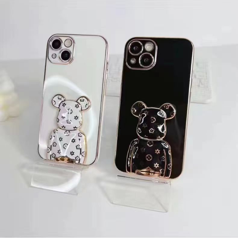 Ốp Điện Thoại Chống Sốc Có Giá Đỡ Hình Gấu Cho VIVO Y93 Y76S S1 PRO Y9S V11 Z3 Z3I V15 PRO V20 PRO X60 PRO Plus