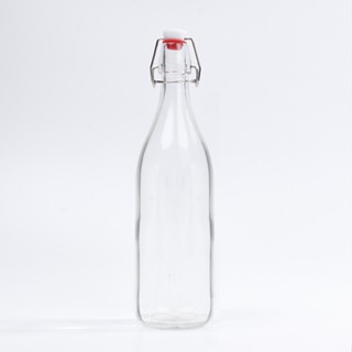 BỘ 6 CHAI THỦY TINH 1 LÍT NẮP GÀI RETRO MISO