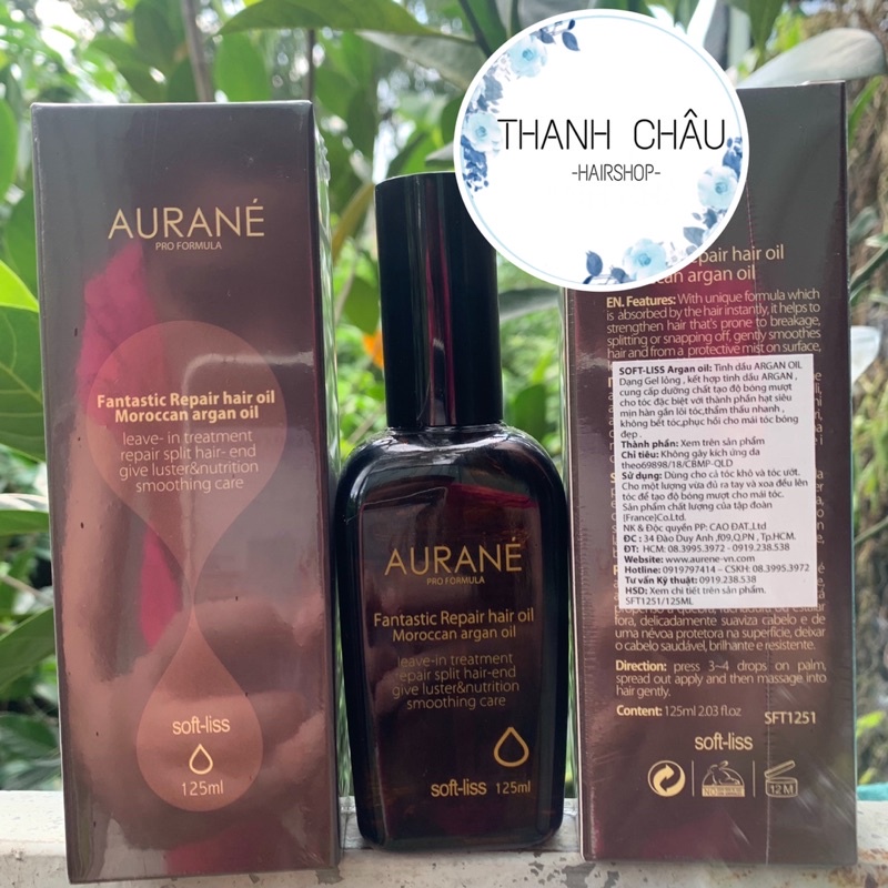 Tinh dầu dưỡng tóc Aurane của (pháp) 125ml