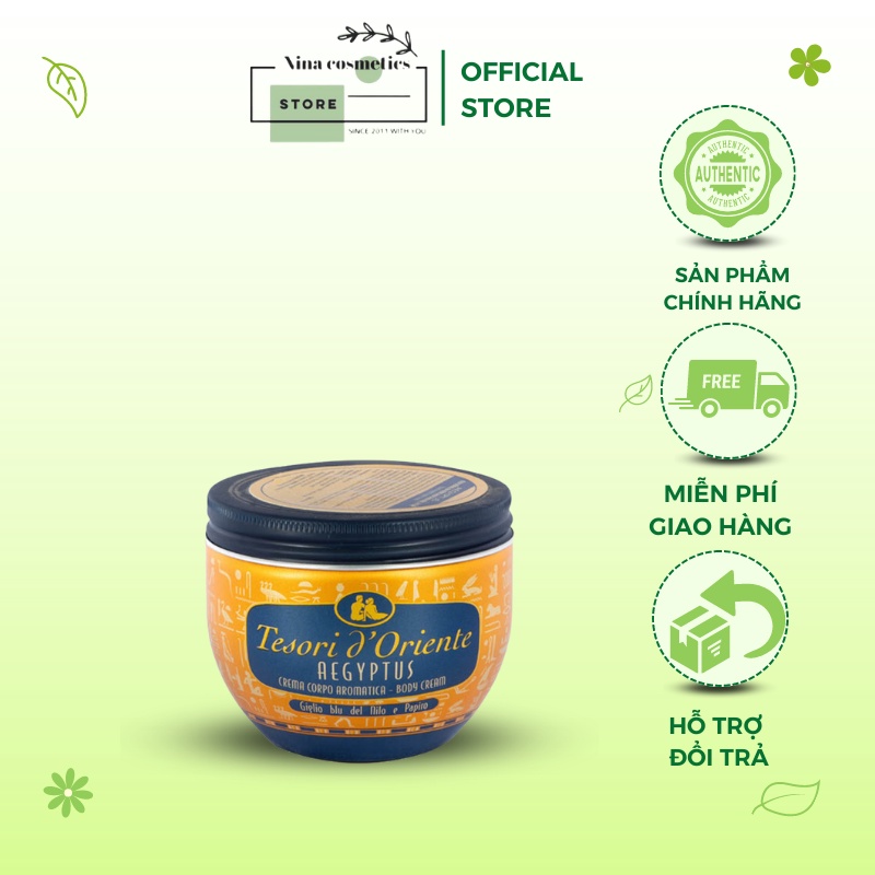 Bộ Sưu Tập Kem Dưỡng Thể Trắng Da Nước Hoa Tesori D'Oriente Ý 300ml