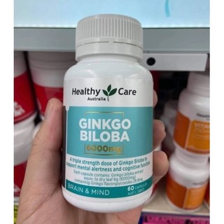 Healthy Care Ginkgo Biloba 6000mg - Viên uống bổ não của Úc