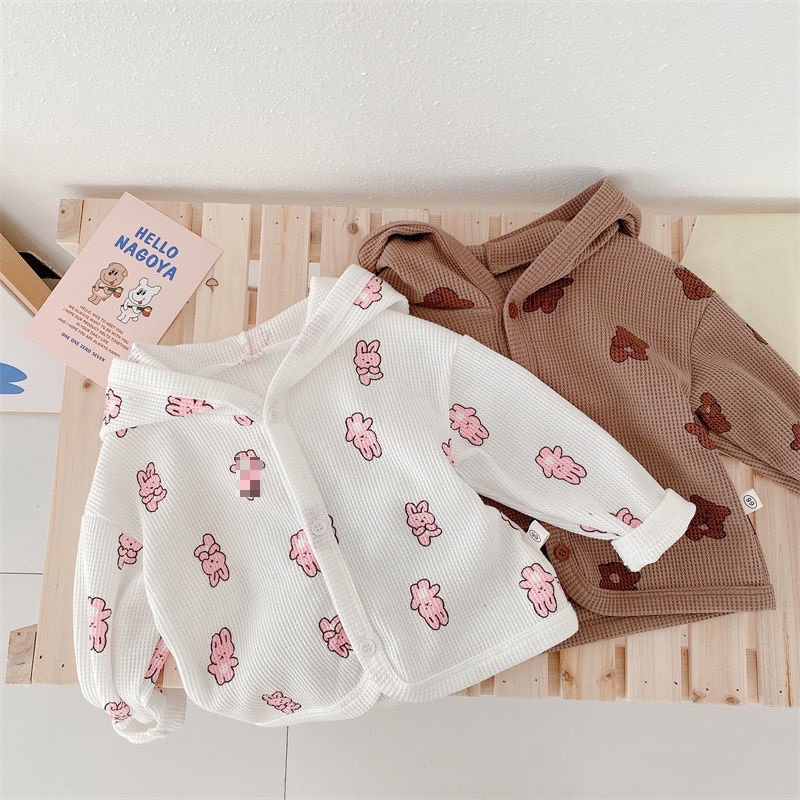 Áo khoác nhẹ dệt kim mặc mùa hè/thu cho bé 0-5T