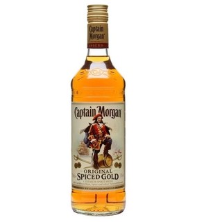 Vỏ chai đựng rượu ngoại thủy tinh captain morgan spiced gold