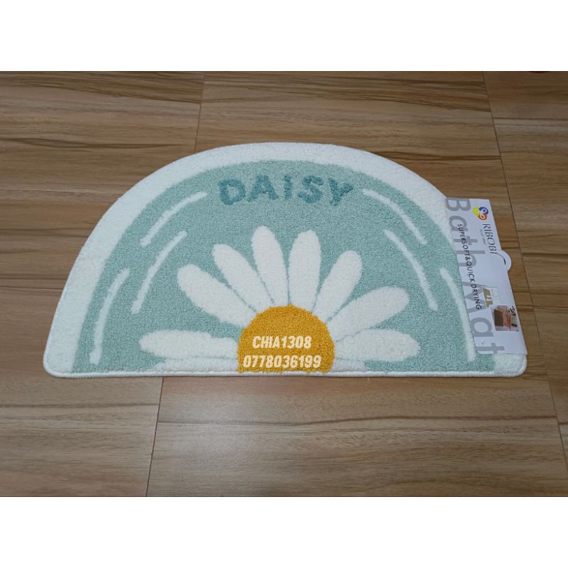 THẢM CHÙI CHÂN SỢI LEN CAO CẤP HÌNH HOA MẶT TRỜI CHỐNG TRƠN TRƯỢT TỐT ( SỈ IB)
