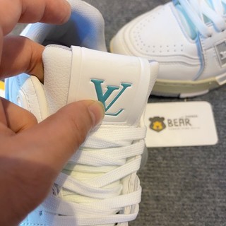 [Bear sneaker] Giày thể thao LV 54 Trainer trắng hàng Like A.U.T.H [bản đẹp nhất tt]