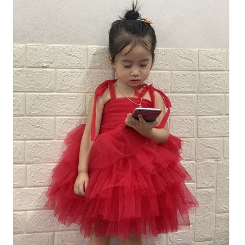 Đầm 2dây tutu đen sang chảnh cho bé🌻FREESHIP🌻 TIỆM CÔNG CHÚA NHỎ