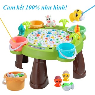 Đồ chơi câu cá cho bé khổng lồ, hộp câu và cá to đồ nhiều chơi vui trẻ em