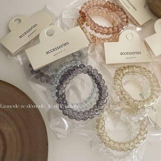 Set 2 Dây Cột Tóc Lò Xo Hình Xoắn Ốc