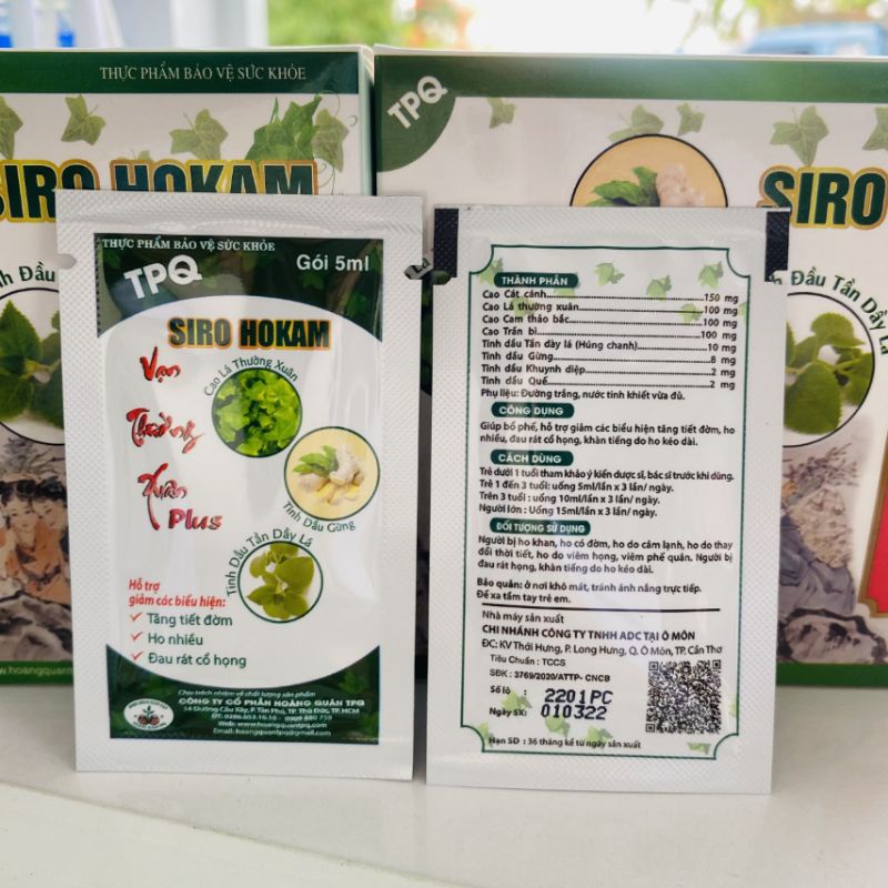 Siro ho Hokam Vạn trường xuân plus
