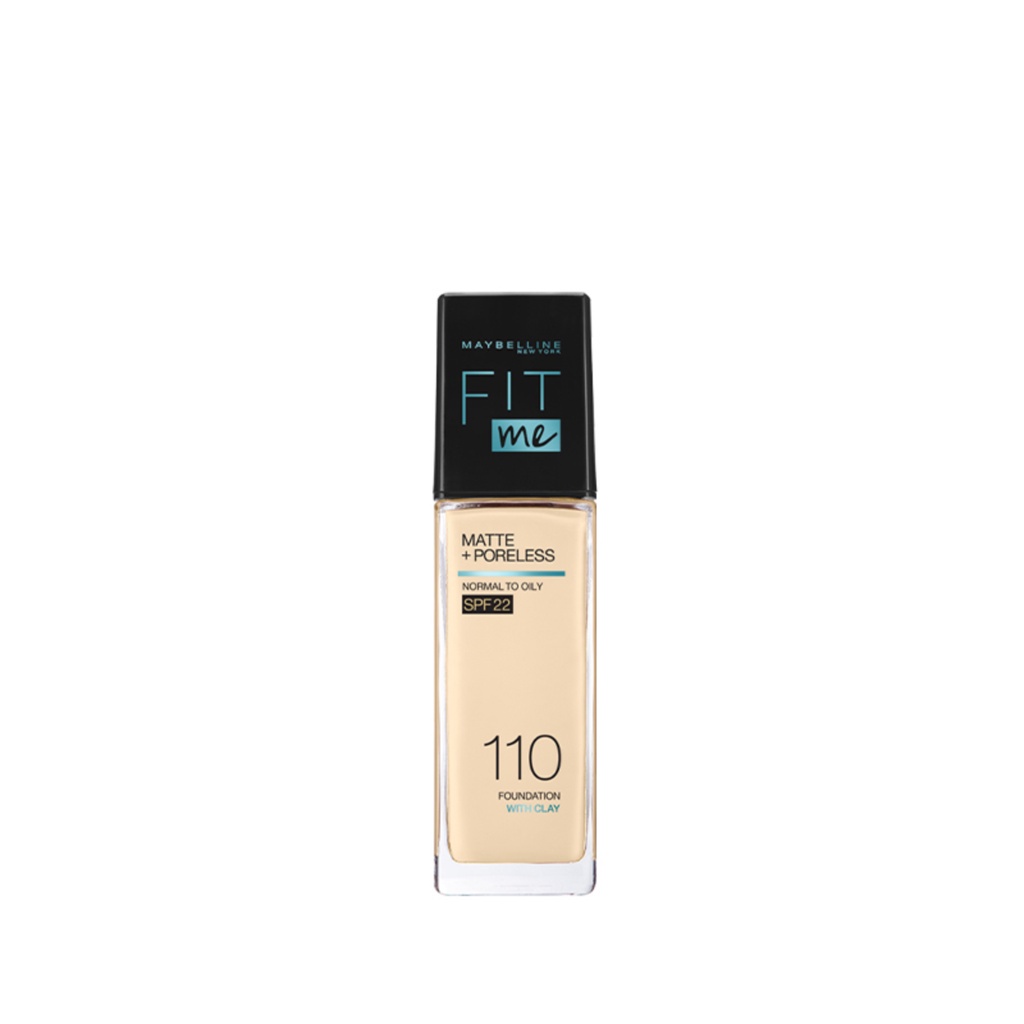 Kem Nền Mịn Nhẹ Kiềm Dầu Chống Nắng Maybelline Fit Me Matte Poreless Foundation SPF22