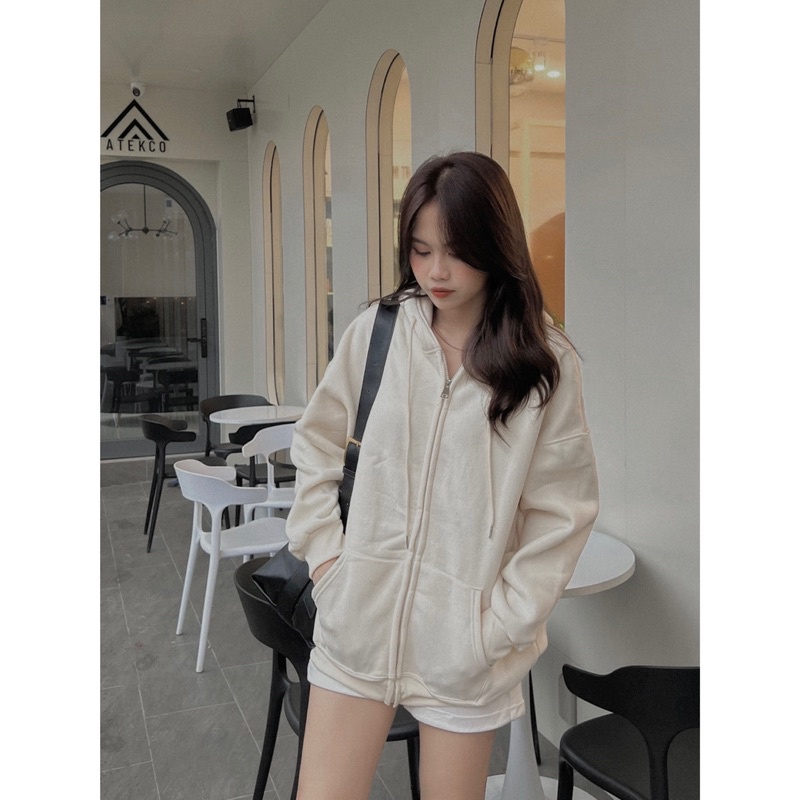 Áo khoác nỉ bông - 36661A - trơn