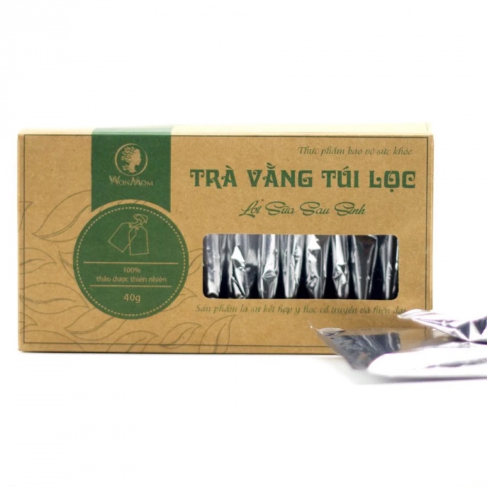 3 Hộp - Combo 60 gói trà vằng túi lọc lợi sữa cho Mẹ - giảm mỡ bụng sau sinh - Wonmom (Việt Nam)