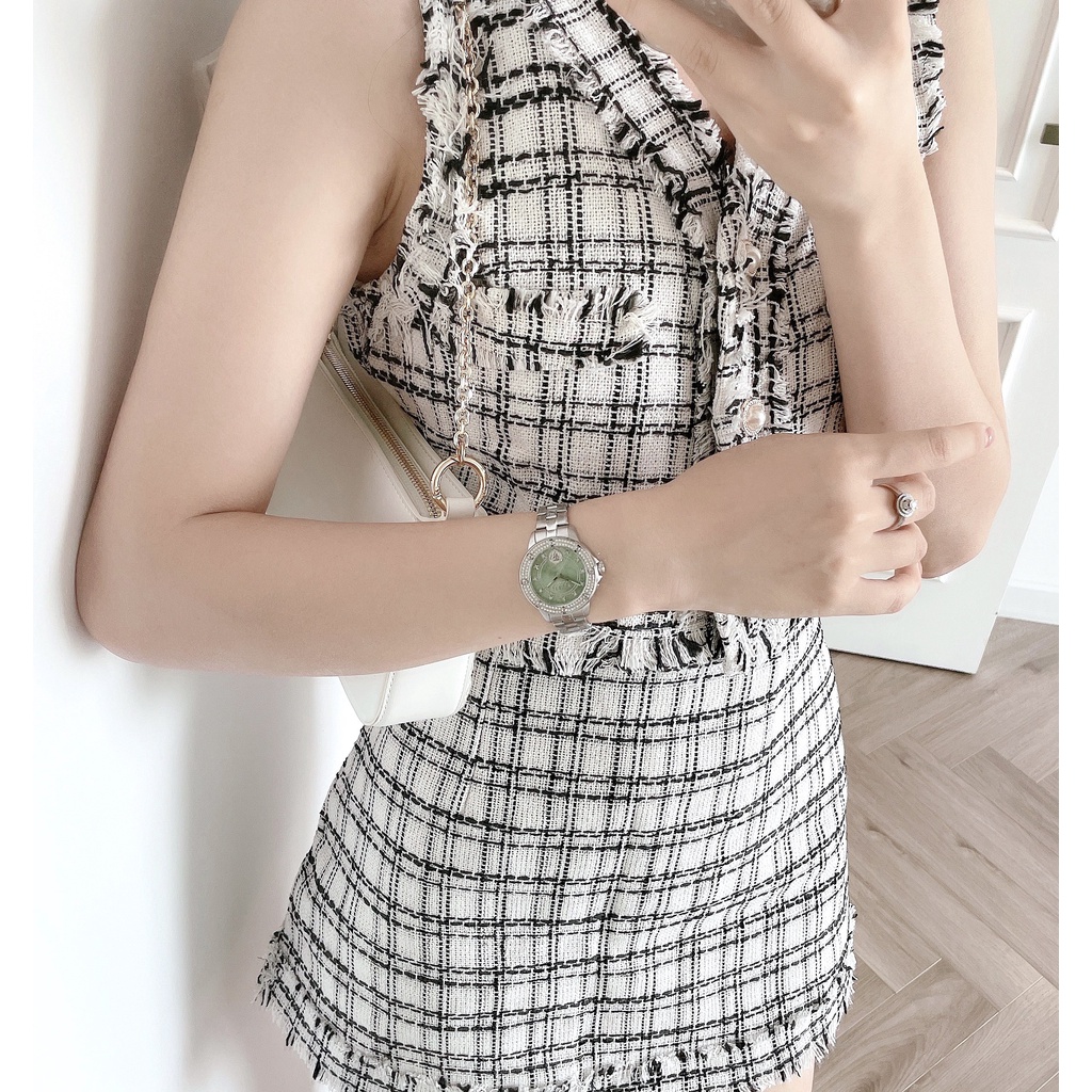 Đồng hồ nữ dây thép Versus By Versace Canton Road Xanh Ngọc