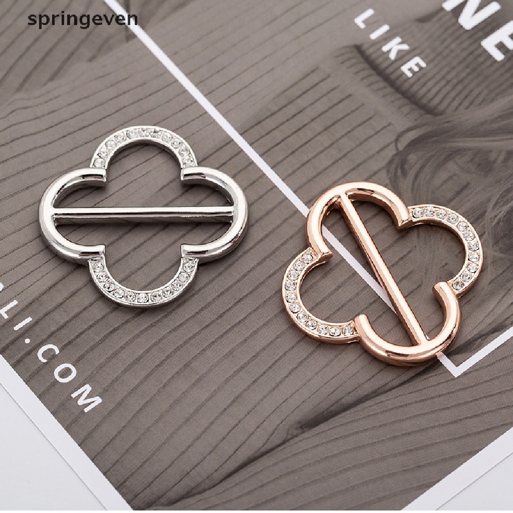 Springeven Kẹp Khăn Choàng Đính Đá Thời Trang Thanh Lịch Đa Chức Năng Dành Cho Áo Sweater / Khăn Quàng Cổ Và Phụ Kiện RF