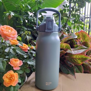 Bình giữ nhiệt inox Micron ware Super Lock 1,7 lít, S145 3 màu: xanh dương / xanh rêu