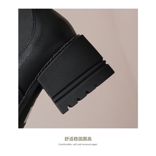 Boots Chelsea chất liệu da thật - dáng đế khoẻ khoắn