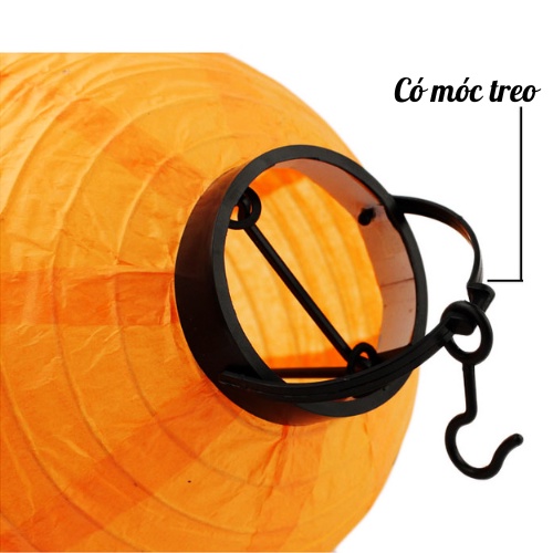 Đèn Lồng Giấy Halloween Trang Trí Tiệc Lễ Hội Hóa Trang Có Đèn Led Phát Sáng