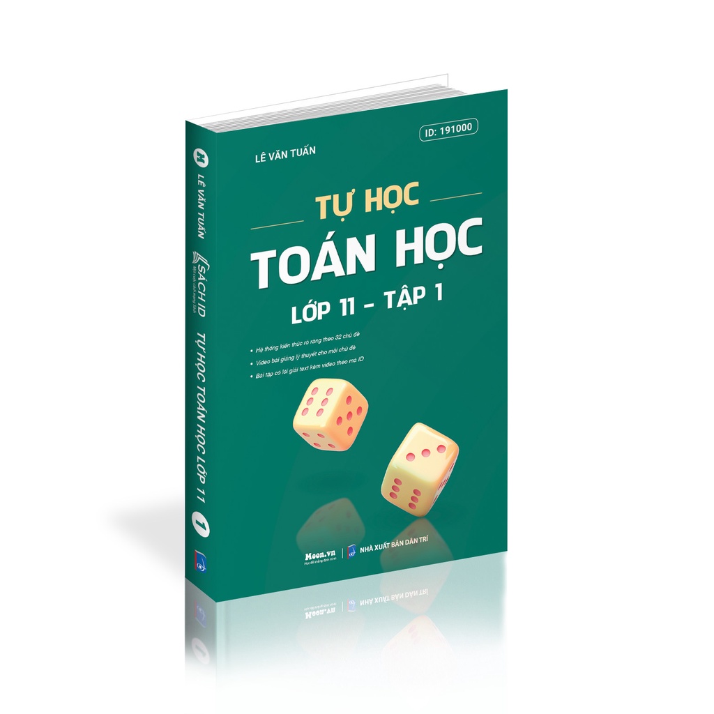 Combo sách tự học lớp 11 khối A1 Toán, Lý, Anh | Sách ID