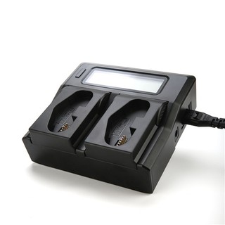Sạc pin kingma dual lcd battery charger for canon lp-e19 lp-e4
