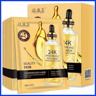 Mặt nạ giấy vàng goldzan mờ nám sáng da