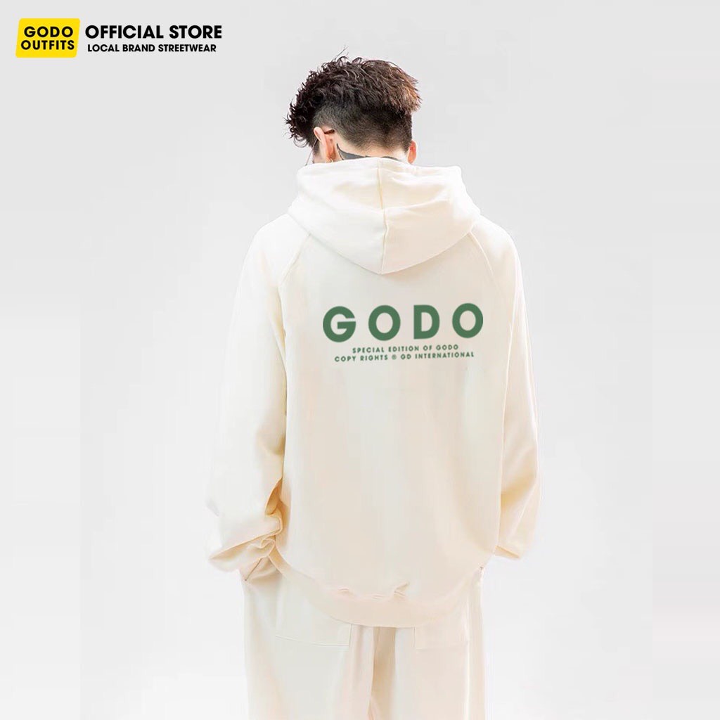 Áo Hoodie Local Brand Unisex GODO Mũ Trùm Unisex , Áo Nỉ Hoodie Nỉ Bông Cao Cấp Phù Hợp nam Nữ