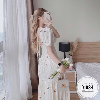 ĐẦM MAXI THÊU HOA ĐI BIỂN BIG SIZE